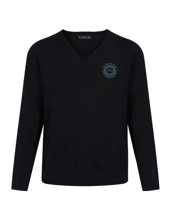 St. Edmunds Girls V Neck Jumper