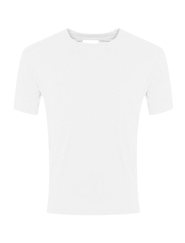 White P.E. T-Shirt | Shop Online | Lads & Lasses Schoolwear