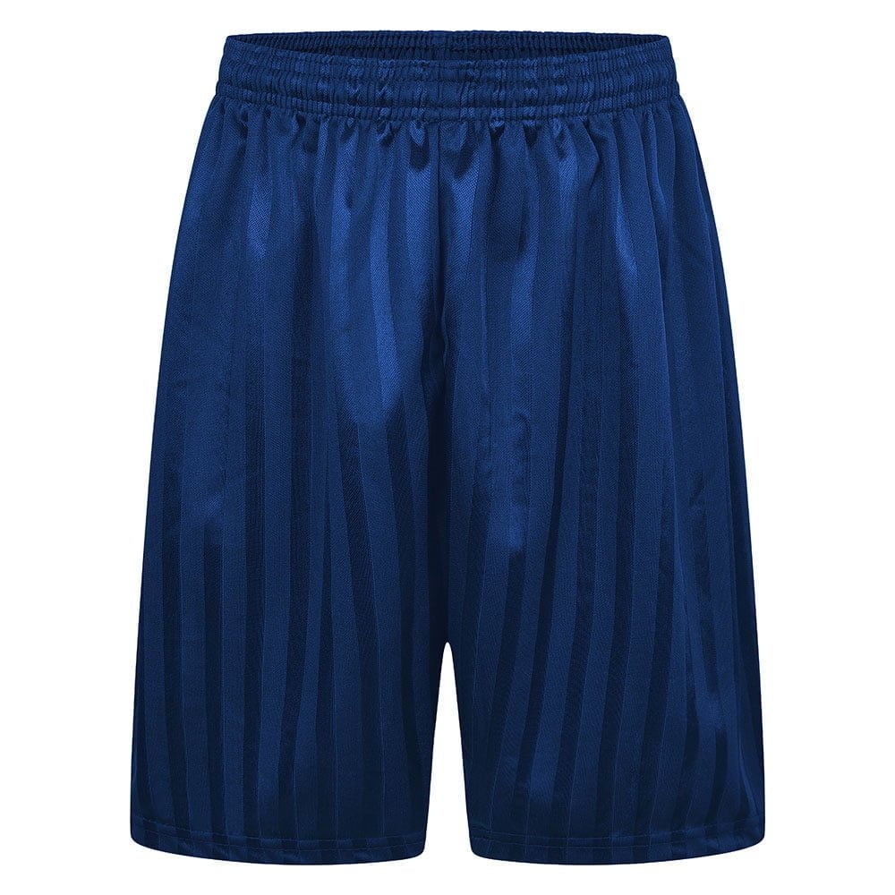 ND Sports School Shadow Stripe PE Shorts for 15-16 Years Royal Blue 