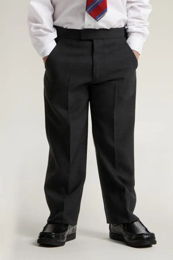 Junior Boys Sturdy Fit Trouser (Black) - Image 3