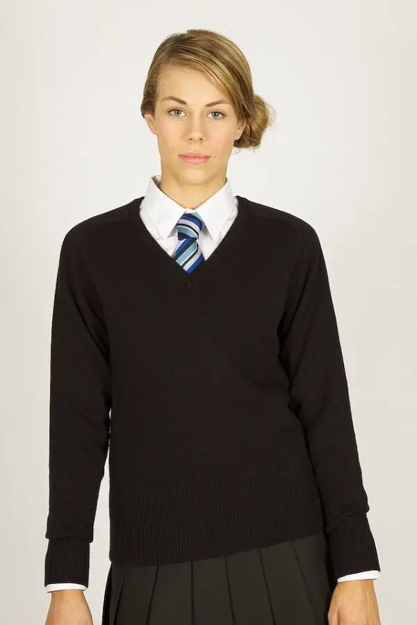 Standard Fit Cotton V- Neck