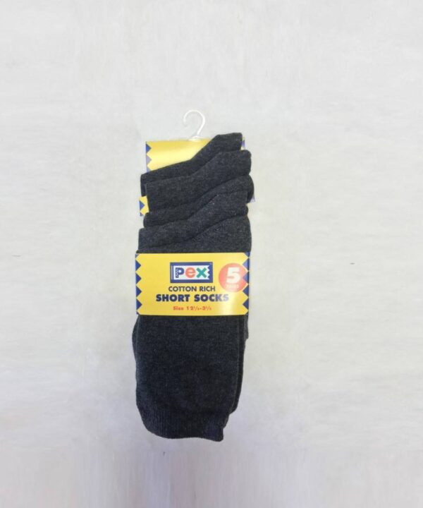 Grey short sock.3