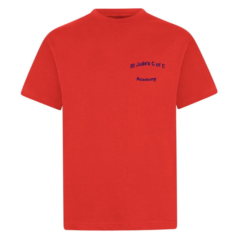 St Judes P.E T-Shirt | Shop Online | Lads & Lasses Schoolwear