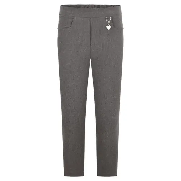Girls Grey Junior Trousers