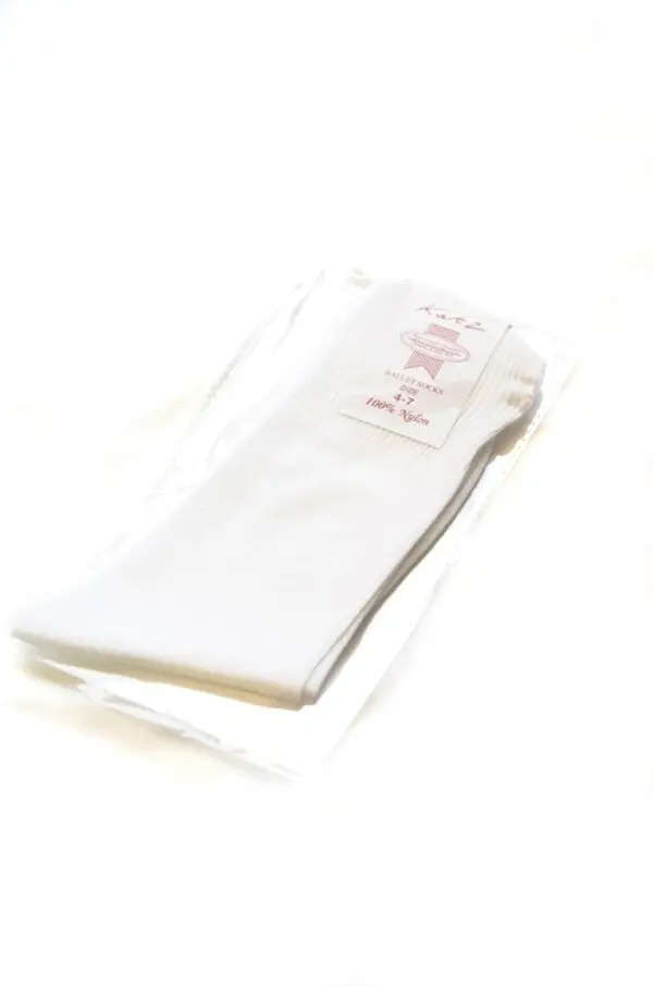 White Irish Dance Socks - Image 3