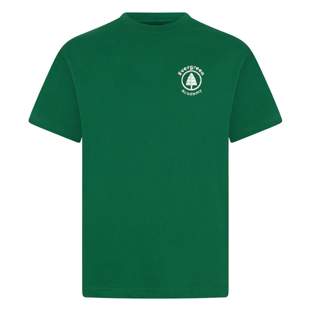 Evergreen Academy P.E. T-Shirt | Shop Online | Lads & Lasses Schoolwear
