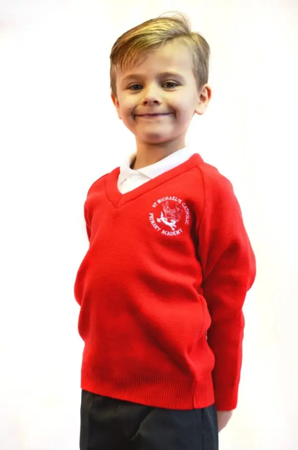 St. Michaels V Neck Knitted Pullover