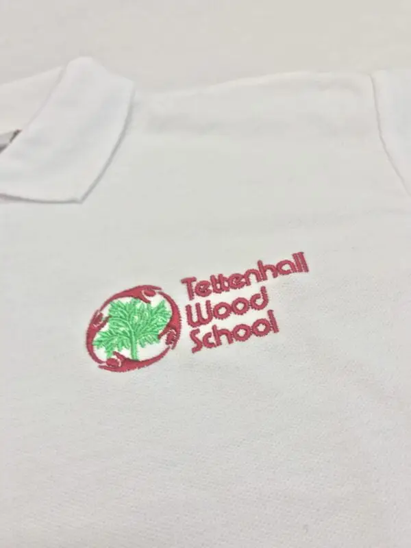 Tettenhall Wood White Polo Shirt - Image 2