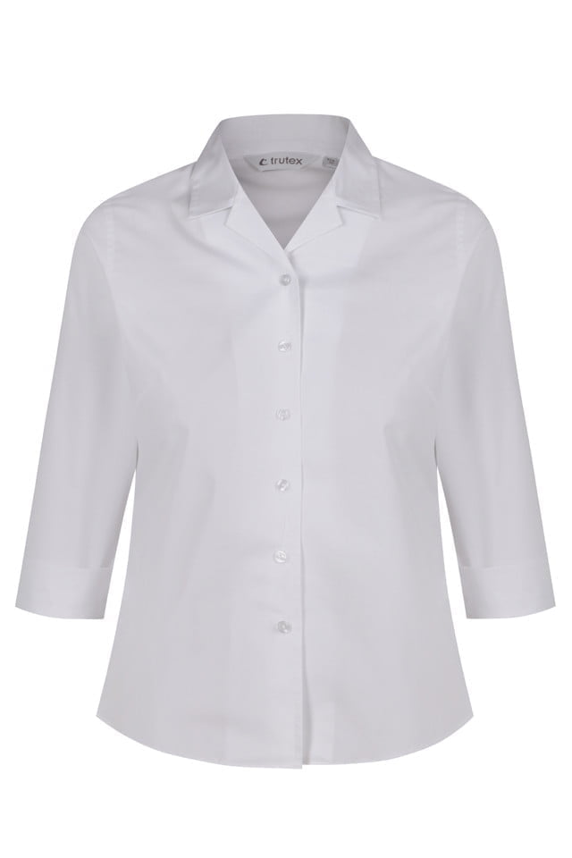 WGHS Twin Pack 3/4 Sleeve Rever Collar Blouses (Non Iron) | Shop Online ...