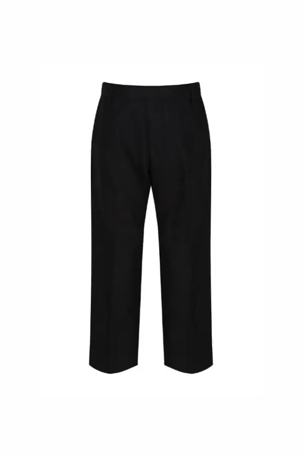Junior Boys Sturdy Fit Trouser (Black)