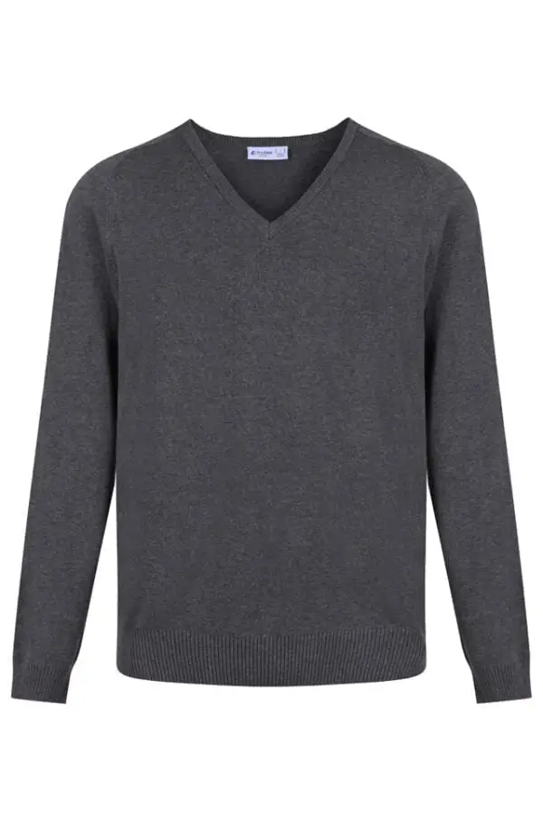 Standard Fit Cotton V-Neck - Image 3