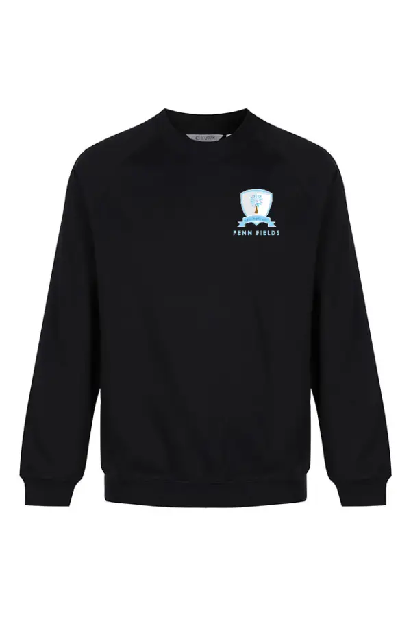 Penn Fields Black Crew Neck (KS4 - Year 10 and 11)