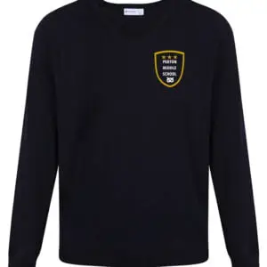Cotton V Neck Jumper
