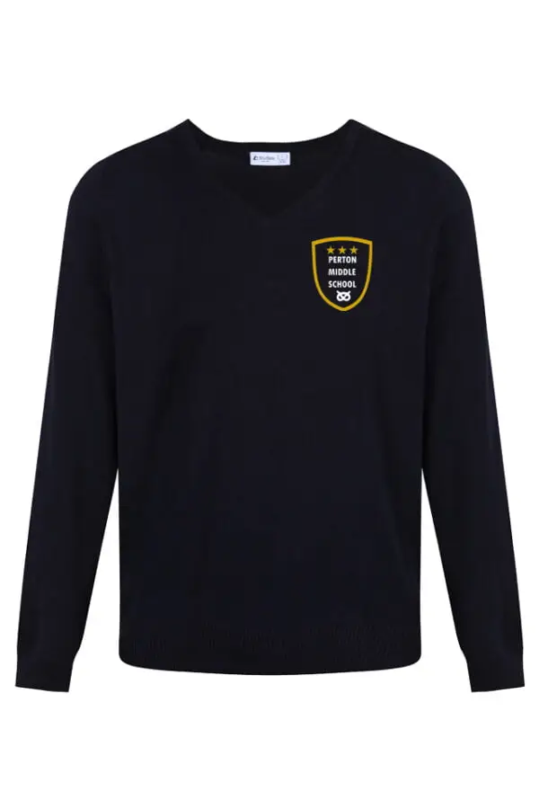 Cotton V Neck Jumper