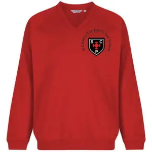 St Chad's V Neck Sweatshirt