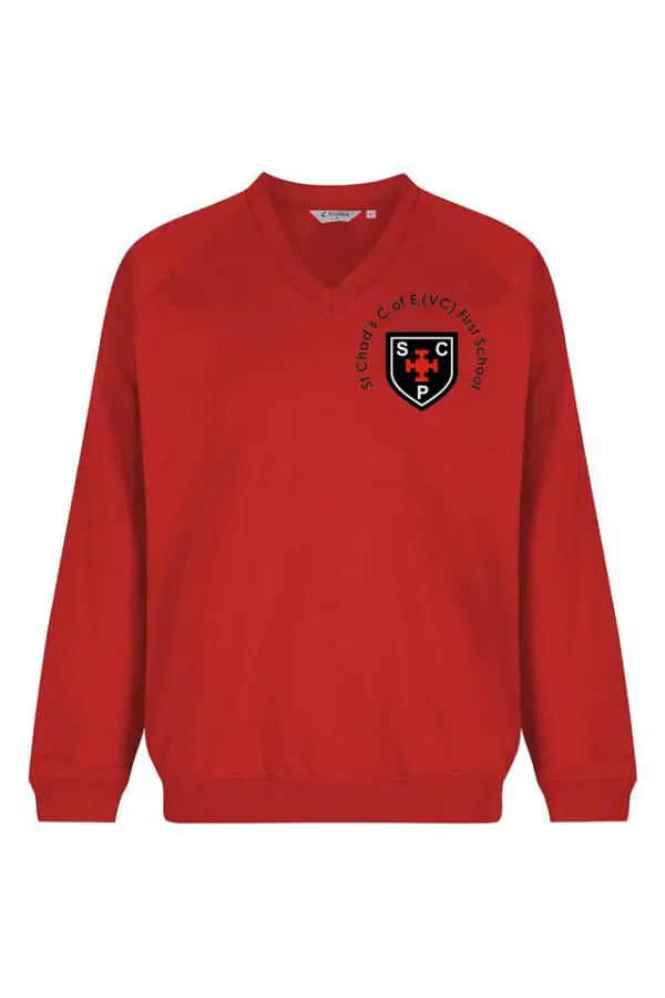 St Chad's V Neck Sweatshirt