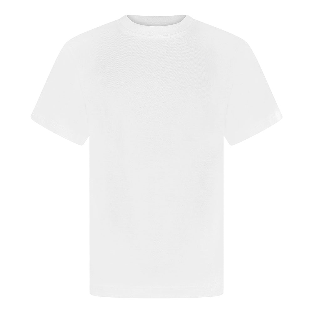 Plain White P.E T-Shirt | Shop Online | Lads & Lasses Schoolwear