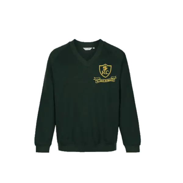 St John's green sweatshirt