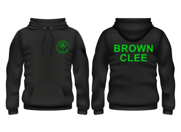Brown Clee - Black Hoodie