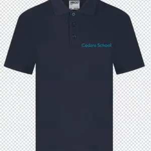 Cedars School Polo Shirt Navy
