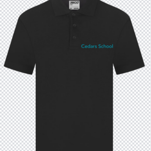 Cedars School Polo Shirt Black