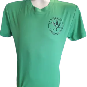 Brown Clee Tri Dri T Shirts (Kelly Green)