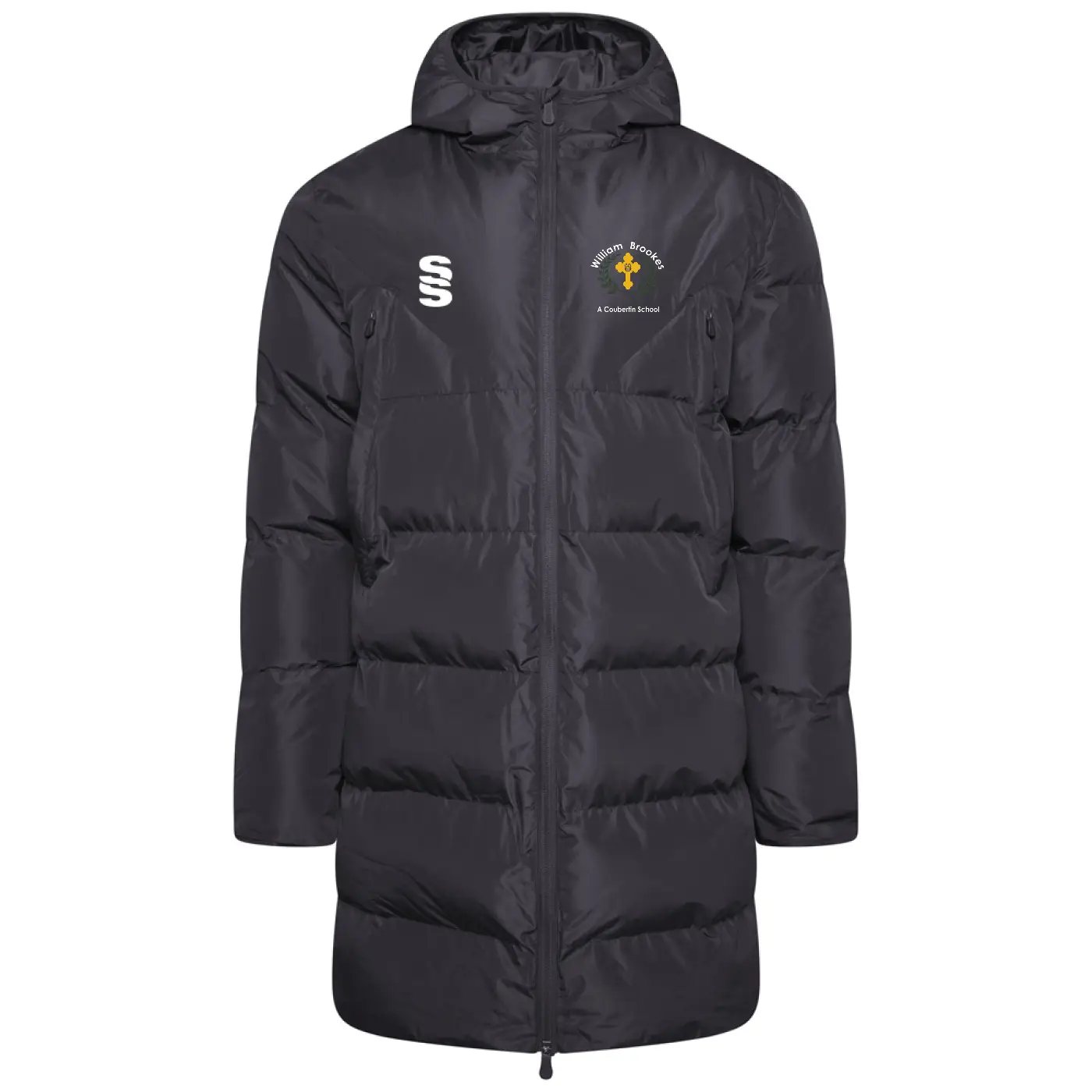 Active Long Padded Jacket - Black