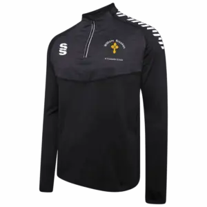 Dual Performance Top - Black Melange/White