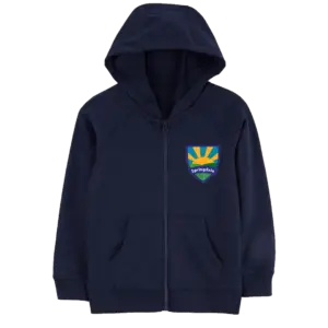 Springdale Navy P.E. Zip Hoodie